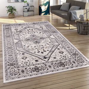 Paco Home Vloerkleed Woonkamer Laagpolig Modern Oosters Patroon Patroon Ornamenten Patroon Randen Mandala 80x300 cm