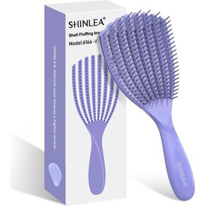 Ontwarren Haarborstel voor Krullend Haar - Pijnloze Ontvankelijkheid en Stijl.