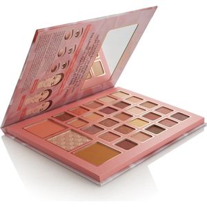 BellaPierre | Make-up Pallet Satin Rose - Eye and Facebook - 25 oogschaduws - Highlighter - Contour - Blush - Alles in 1