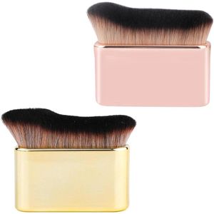 Inovra - Zelfbruinende Kwastenset voor Gezicht en Lichaam - 2 Stuks - Goud en Roségoud