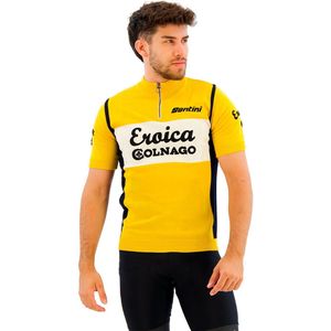 Santini - Eroica Colnago - Korte Mouw Wielertrui - Geel