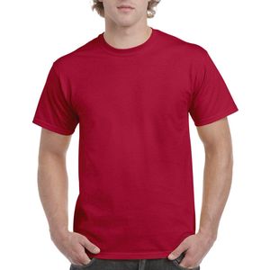 T-shirt met ronde hals 'Ultra Cotton' Gildan Cherry Rood - S
