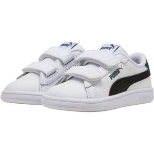 Puma - Smash 3.0 L V Inf - Sneakers - Wit - Zwart - Donkergroen