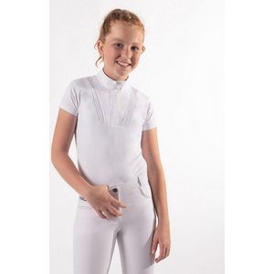 QHP Wedstrijdshirt Riva Junior - maat 176 - white