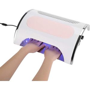 3-in-1 nagelstofafscheider multifunctionele elektrische nagelboormachine - UV-ledlamp - 100-240V(EU-stekker) .