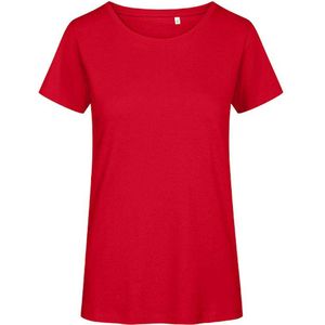 Promodoro Women´s Premium-T Organic E3095 - Fire red - 3XL