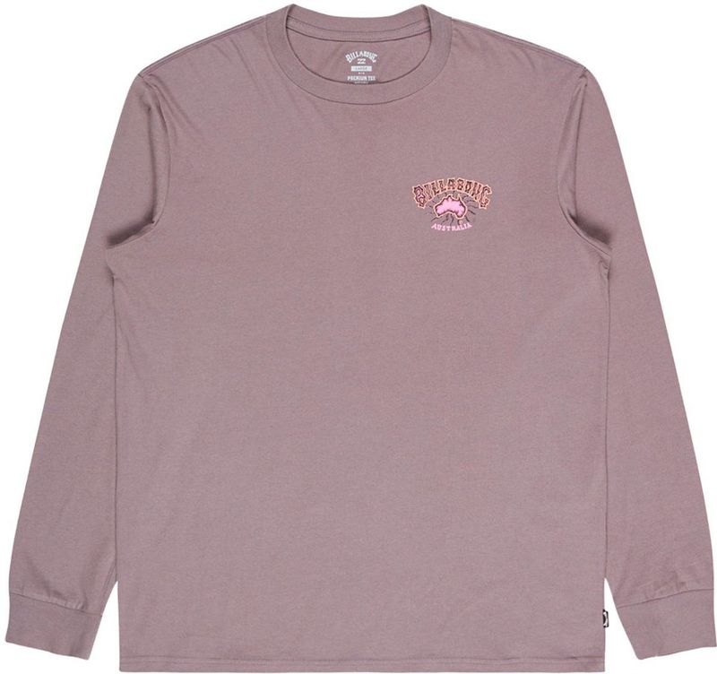 Billabong - Origin - T-shirt - Dusty Purple - Lange Mouwen - 100% Katoen