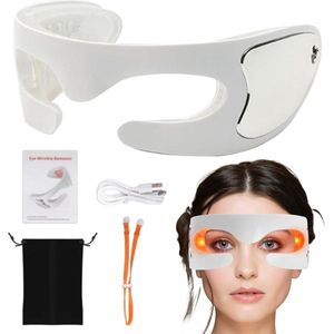 Oogmassageapparaat voor Vermoeide Ogen - Draagbare Oogverzorging met Rood Licht en Trillingen