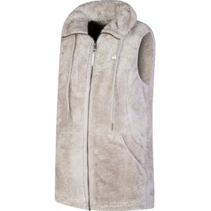 BJØRNSON Syrin Coral Fleece Bodywarmer Dames - 4 seizoenen - Maat 36 - Beige