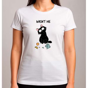 Wasn't Me Baby Cat - T Shirt - Cat - CuteCat - CatLover - CatLife - Kat - LieveKat - GrappigeKat - KattenLiefhebber - BestMom - MamaLeven