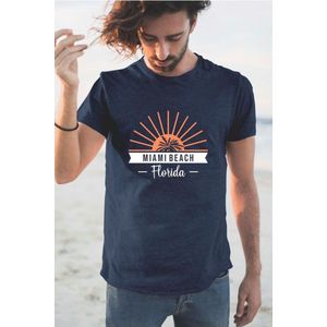 T-Shirt 279-36 Miami Beach Florida - xS, Navy