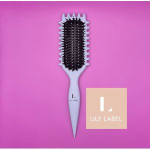 Beige Original Lily Label Define Styling Brush - Define Styling Brush Pink - Krullen borstel - Styling Borstel - Haarborstel - Definiërende Borstel - Curly Girl - CG Proof - Krullen - Detangler - Incl gratis snelle verzending