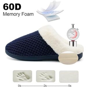 Warm winter slippers -Dunlop women's slippers 44/45