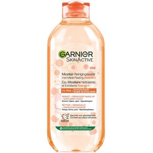 Garnier - SkinActive - Micellair Reinigingswater - Milde Peeling - Alles-in-1 - 400 ml - 1 stuk