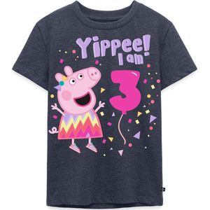 Spreadshirt Peppa Pig's 3e Verjaardag Outfit Cadeau Kinderen Premium Bio T-shirt