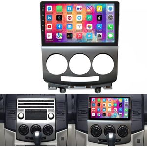 9 Inch Android 14 Autoradio 2+32G - voor Mazda 5 2005-2010 | Compatibel met CarPlay Android Auto, GPS Navigatie + Split Screen