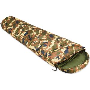 Outtec® Slapzak, Mummy Slaapzak, Mummieslaapzak - 210 cm lang, 1,35kg, Klein Pakformaat - Deken Slaapzak voor Kinderen & Volwassenen - Outdoor, Camping