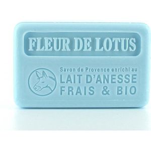 4x Savon de marseille fleur de lotus ezelinnenmelk zeep - biologische zeep - Herstellend & voedend - franse zeep
