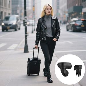 Reservewielen koffer - 2 stuks - zwart - universele pasvorm - handig in geval van nood