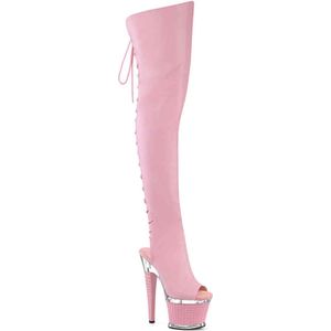 Pleaser - SPECTATOR-3030 Plateau overknee Laarzen - US 9 - 39 Shoes - Roze