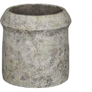 PTMD Nimma Bloempot - 30 x 30 x 30 cm - Cement - Grijs