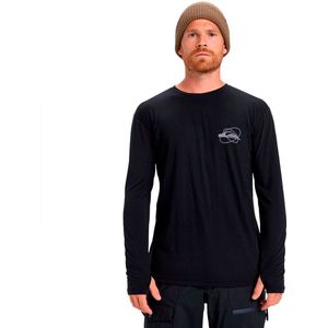 Quiksilver - Coastal Run - T-shirt - Lange Mouwen - Voor Heren - Comfortabel - Ademend