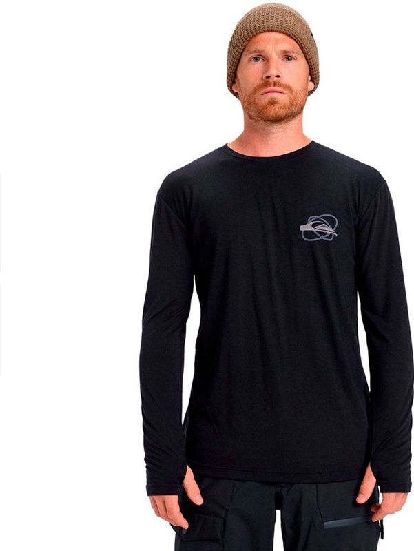 Quiksilver - Coastal Run - T-shirt - Lange Mouwen - Voor Heren - Comfortabel - Ademend