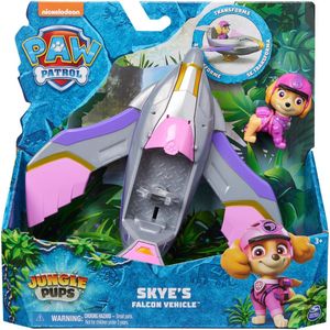 PAW Patrol Jungle Pups - Skye's Valk-voertuig - speelgoedvliegtuig met speelfiguur