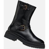 Geox - Iridea - Enkellaarsjes - Zwart - Met Elastische Inzet