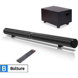 Bolture Soundbar met Ingebouwde Subwoofer - Soundbars voor TV met Subwoofer - Soundbars voor TV Draadloos met Hdmi - Surround Sound