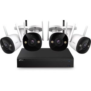 Imou Wireless Kit - F22EP 4 stuks IP camera met recorder bewakingsset