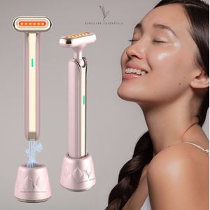 PureCare Essentials - Skincare Wand - Huidverjongingsapparaat - Red Light Therapy - Facelift Apparaat - Gezichtsmassage - Rood Licht Therapie - USB Oplaadbaar - Verminderen van Acne, Lijnen, Rimpels en Vermoeidheid