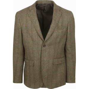 Steppin' Out Colbert Wol Groen - Maat 48 - Heren blazer