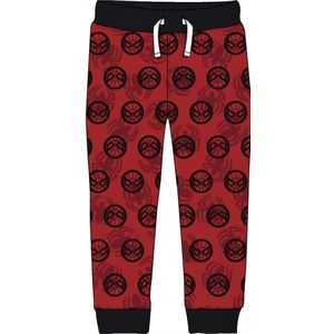 Marvel Spiderman - Joggingbroek / Vrijetijdsbroek - Rood/Zwart - Maat 104