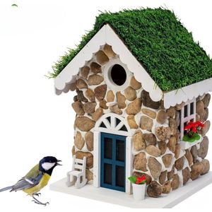 Lexium Vogelgeluiden Huisje met Sensor - Vogelgeluiden Huisje voor op Toilet - Vogelhuisje met Geluid - Singing Bird Box - Bewegingsmelder