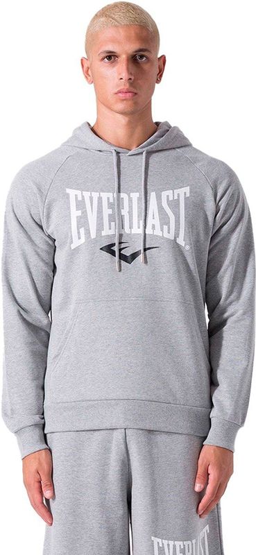 Everlast Unbrushed Fleece Logo Sweatshirt Grijs M Man