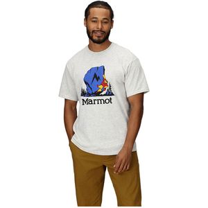 Marmot - Bouldering Marty - T-shirt - Grijs - Korte Mouwen
