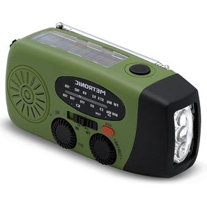 Noodzonneradio - Draagbare radio met SOS-functie - 1 stuk