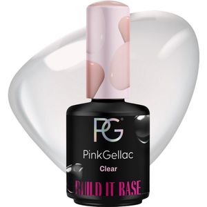 Pink Gellac - Build it Base - Transparante Gellak - 15 ml