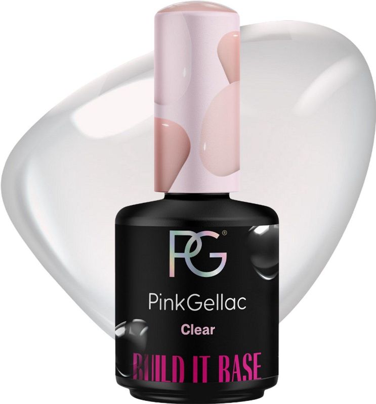 Pink Gellac - Build it Base - Transparante Gellak - 15 ml