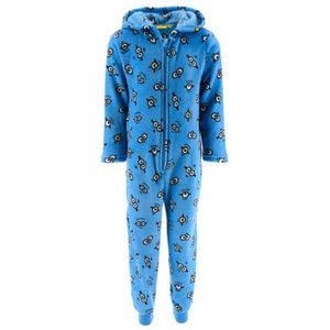 Minions Onesie Blauw Fleece Maat 116