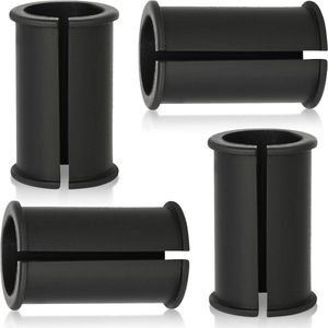 4 stuks microfoonrubberen houder - 45x27mm microfoon schokdemper rubberen pakking rubberen buis - voor microfoon microfoon accessoires - compatibel met de meeste camera's
