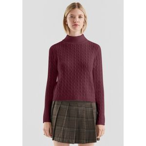 Gebreide Trui - Slim Knit - Kabelpatroon