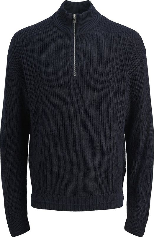 Jack & Jones - JJKAITO KNIT HALF ZIP BF - Schipperstrui - Sky captain - Relaxed fit