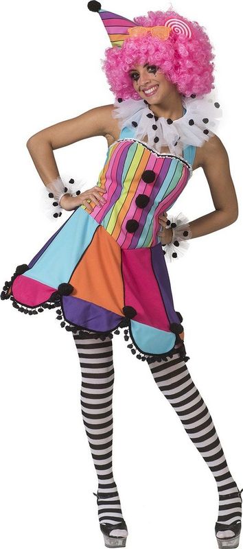 overhandigen Dertig Lijkenhuis Funny Fashion - Clown & Nar Kostuum - Lollige Clown Circus Regenboog -  Vrouw - multicolor - Maat 40-42 - Carnavalskleding - Verkleedkleding  (cadeaus & gadgets) | € 39 bij bol.com | beslist.nl