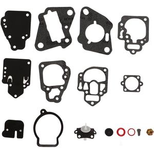 Carburetor Outboard Engine Repair Kit, Ship Carburetor Repair Kit Gasket Set Metal Rubber Carburetor Repair Tool 1395-97611 for 6 Hp Up to 25 Hp 2 Cylinder