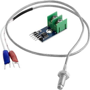 AZDelivery MAX6675 Temperatuursensor met K-type Sonde en Jumper Draad compatibel met Arduino en Raspberry Pi Inclusief E-Book! 1