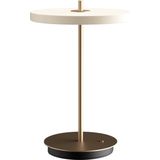 Umage Asteria Move Tafellamp Pearl White - Draadloos & Oplaadbaar - Dimbaar - LED lamp - Bureaulamp - Wit - Parelmoer