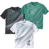 ATLAS FOR MEN - Set van 3 Active Sport T-shirts - Heren - Verkrijgbaar in grote maten - 4XL
