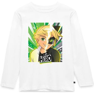 Miraculous I Am My Own Hero Adrien Cat Noir Premium T-Shirt Kinderen Met Lange Mouwen
